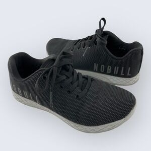 No Bull NOBULL OUTWORK Black Ivy Gray Midsole Lace Up Trainer Sneaker 8.5 W 7 M
